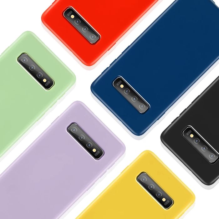 Матов Силиконов Кейс за Samsung Galaxy S10 S10e S9 A40 A50 A70 A30S