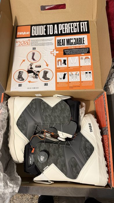 Thirtytwo STW Double BOA W's White Camo 2024 Snowboard Boots
