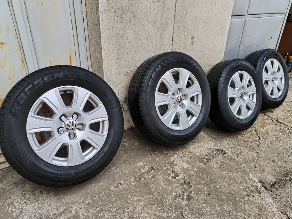 Jante Aluminiu Volkswagen Tiguan 5x112 R16 +Anvelope Vară 215 65 R16