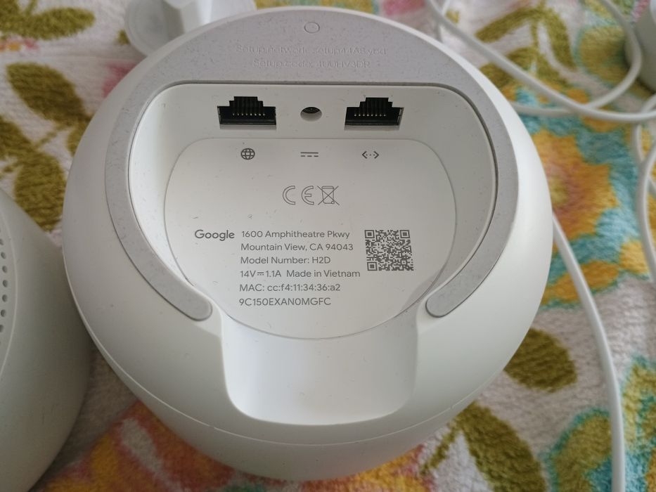 Google Nest WiFi h2d Mesh