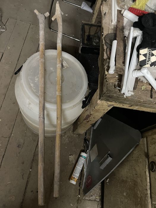 Два бастуна от бамбук