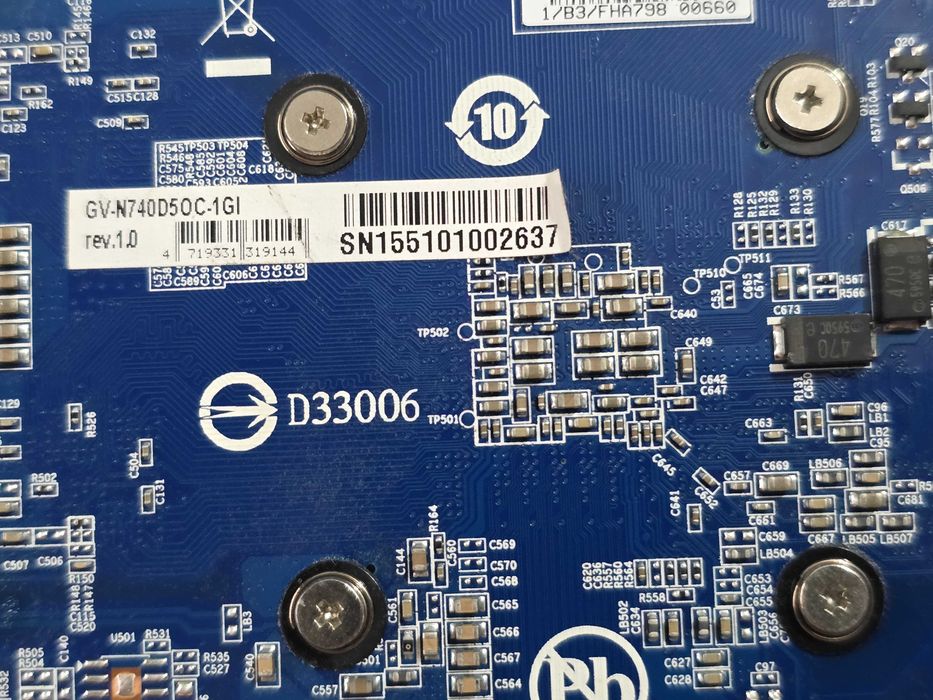 Placa video GIGABYTE GeForce GT 740 1GB GDDR5 128bit  rev 1.0