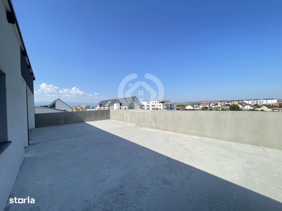 Penthouse nou in Sibiu | 2 dormitoare | 2 bai | 90 mp terasa