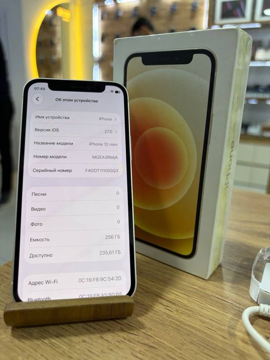 iPhone 12 Mini•256GB/80%White Айфон 12 Мини•256ГБ/80%Белый