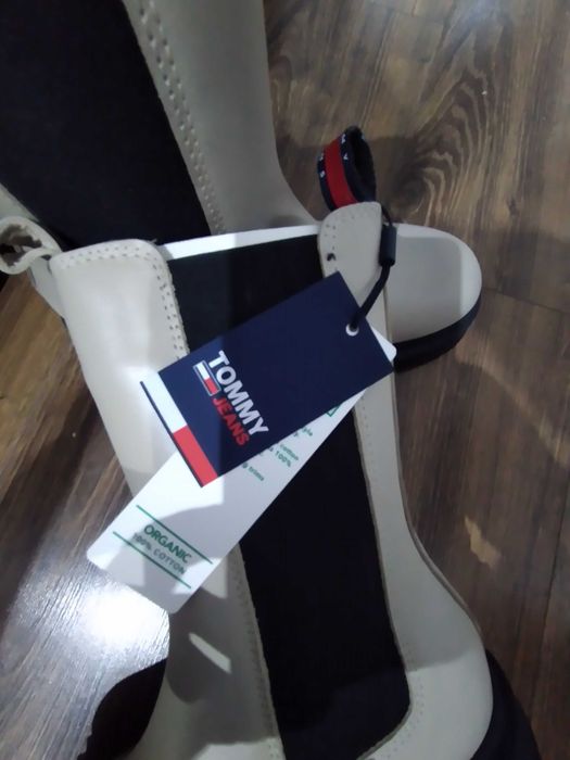 Ghete dama Tomy Hilfiger,piele naturala