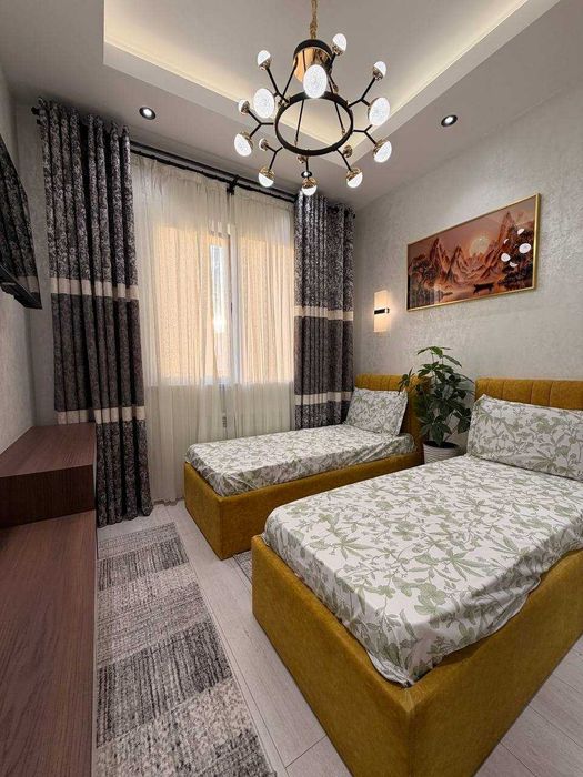 ЖК "Gardens Residence" Ташкент Сити Вид во двор  Комнат: 3