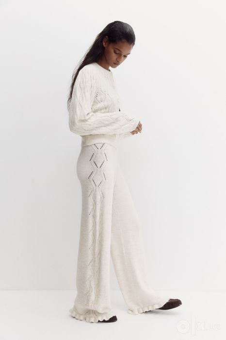 Брюки женские H&M вязаные