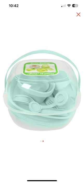 Набор посуды для пикника. 6000