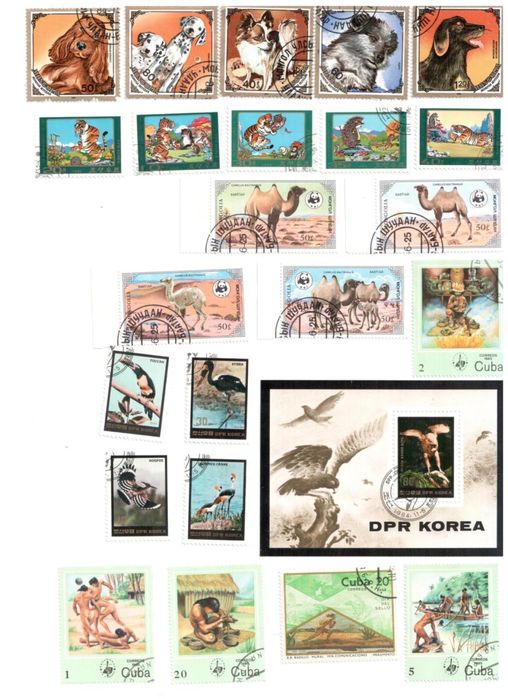 пощенски марки България, ГДР, Корея, Куба, СССР