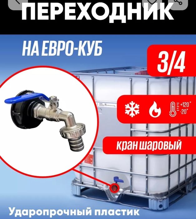 Еврокуб переходник на кран крышка