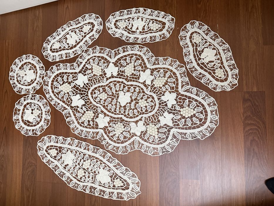 Set macrame hand-made din 7 bucati