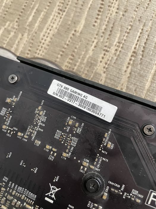Видеокарта GTX 980 4 gb