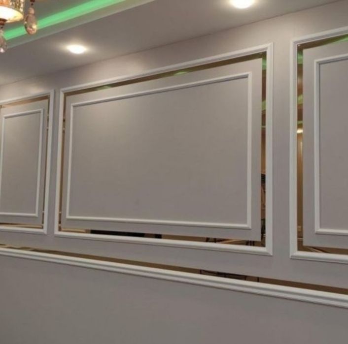 Поклейка обой шпатлёвка краска