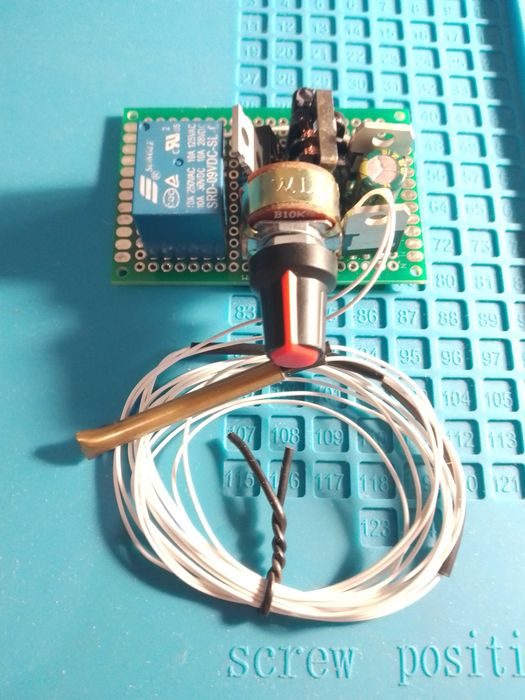 Плата реле термо датчика 12в