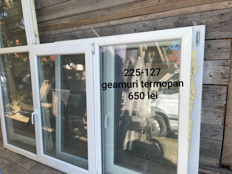 Vand usi si geamuri termopan noi  profil Rehau