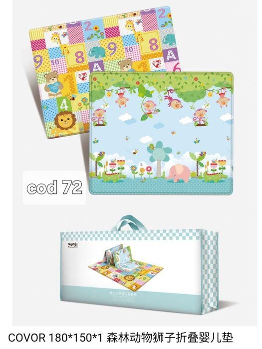 Covoras Pliabil de Joaca Termic 200*150*1 cm Covor Educativ