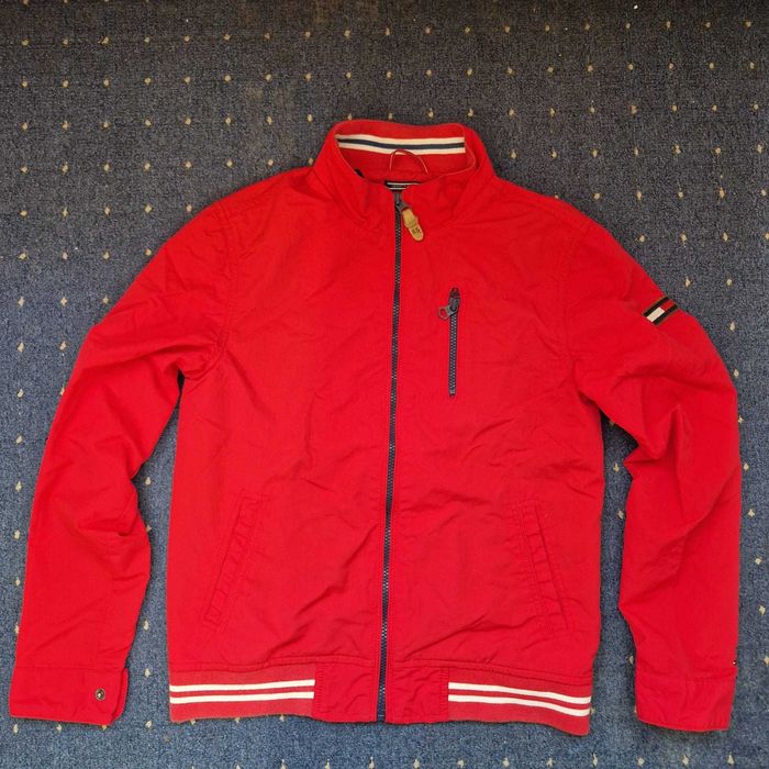 Geaca Tommy Hilfiger baieti 164 cm, rosie
