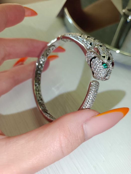 Браслет Пантера серебро