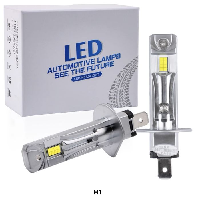 2023 Модел 200W LED Диодни крушки H1 12V 300% Светлина Директен Монтаж