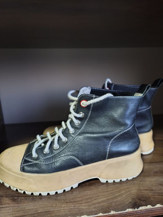 Демисезонные ботинки (кожа)