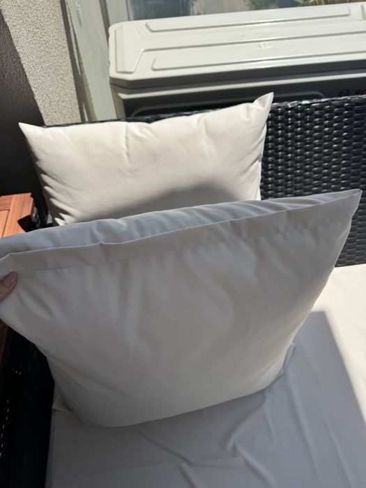 Perne de exterior gradina cu vatelina bej