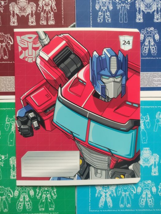 Комплект Тетрадей - Transformers. MARVEL. 5 штук.