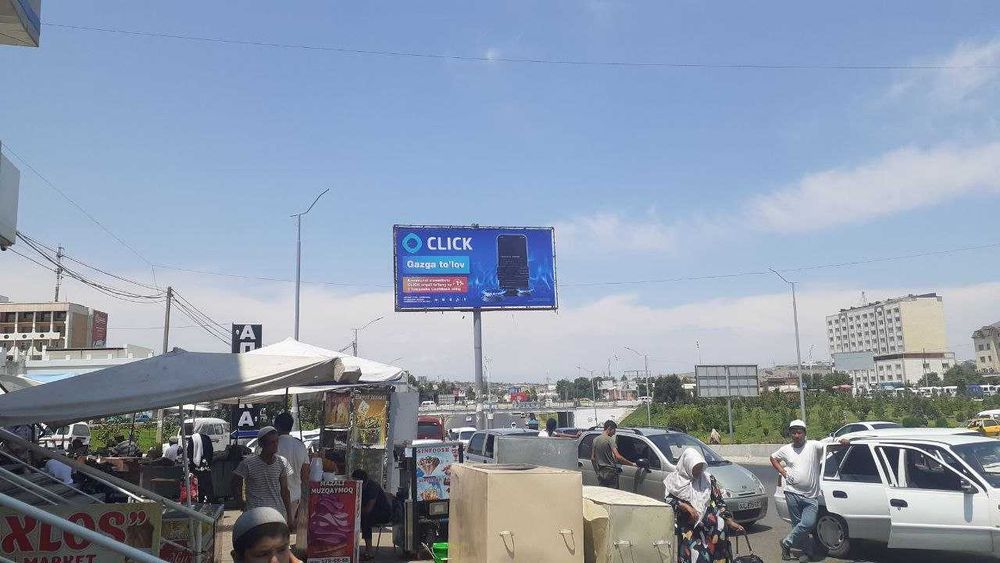 Bilbordlar Qarshida | Реклама в Карши | Tashqi reklama