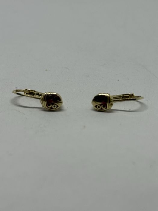 златни детски обеци 1.63гр 14к 585