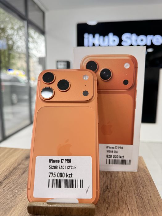 iPhone 17 Pro•512GB/EACOrange Айфон 17 про•512гб/Еас1циклОранжевый
