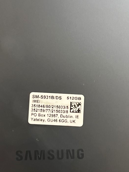 Vand samsung s 25 a. Garantie