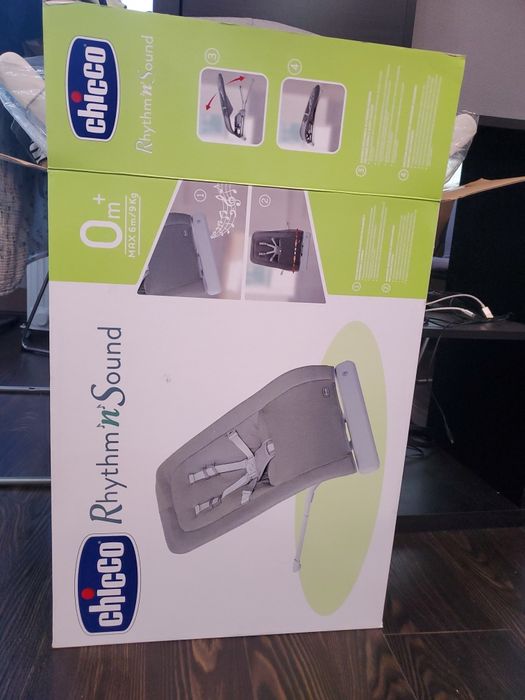 Шезлонг Chicco Rhythm'n'Sound с рождения до 6мес.