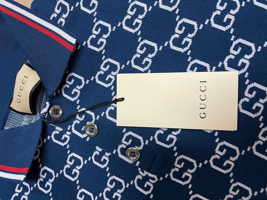 GUCCI -  Мъжка Поло тениска