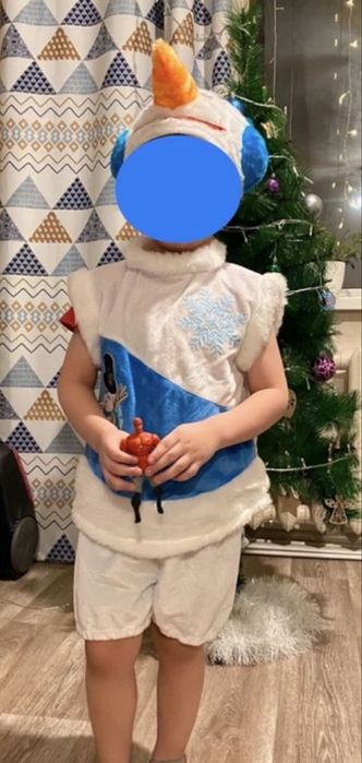 Костюм снеговика новогодний