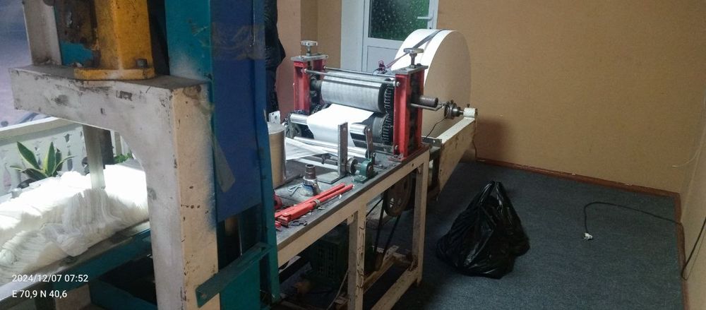 Салфетка ишлаб чиқариш станоги