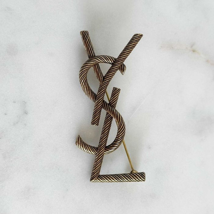 Brosa Y S L Opyum - Auriu