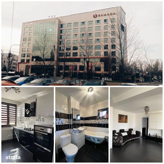 2 camere Calea Bucuresti, finisaje superioare, mobilat, centrala!