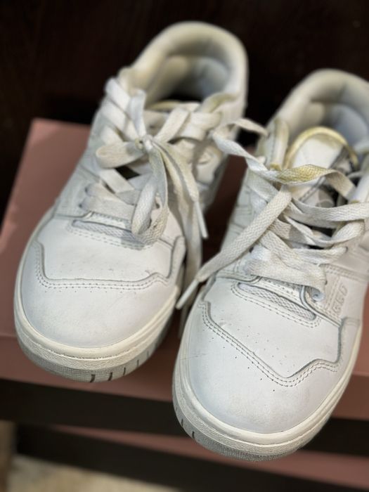 Кроссовки кожа белые