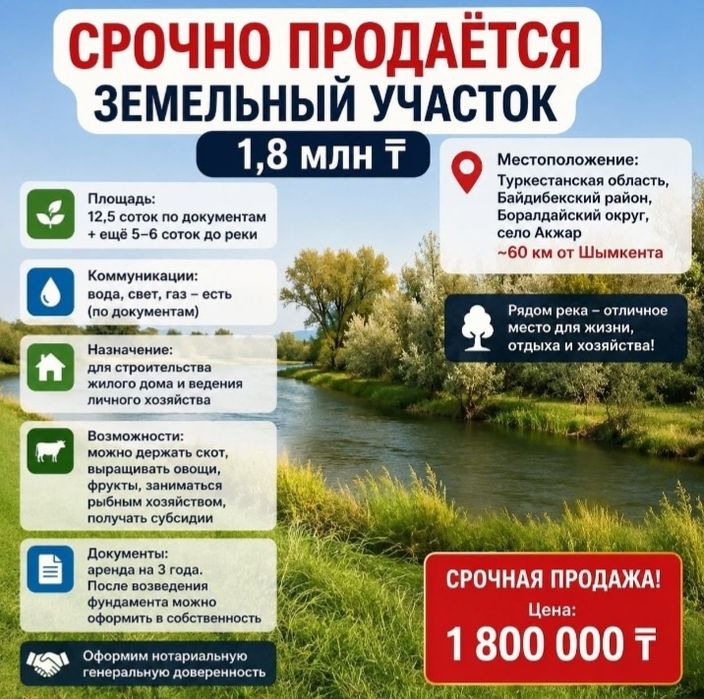 Срочно продам земельный участок 

Местоположени