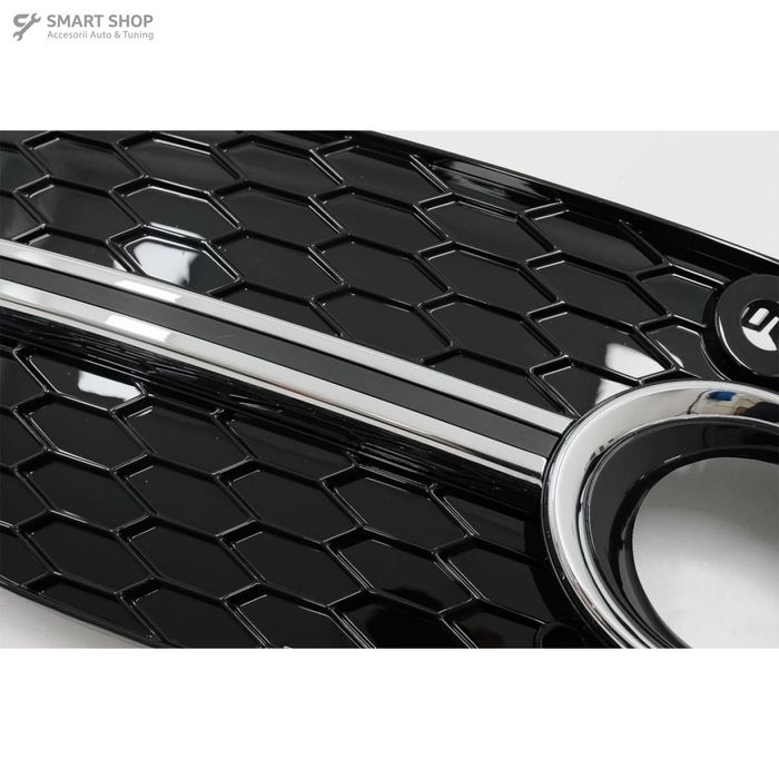 Grile Laterale compatibil cu Audi Q3 8U (2011-2014) RS Design Negru Crom