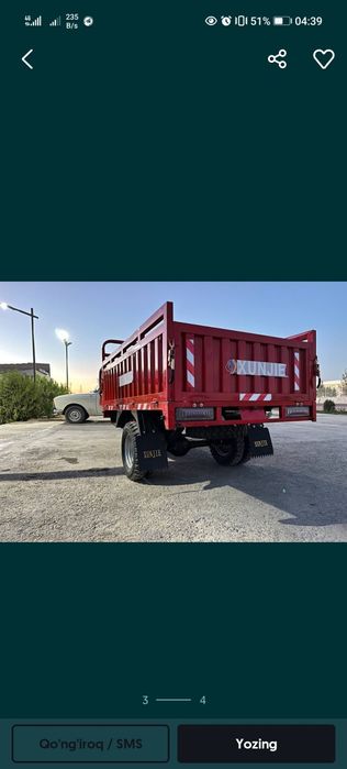 Xunjie MATORS 2 Tonnalik Narxini telda kelishamiz