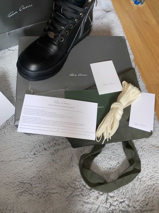 Rick Owens Chrome Hearts Geobaskets (no box)