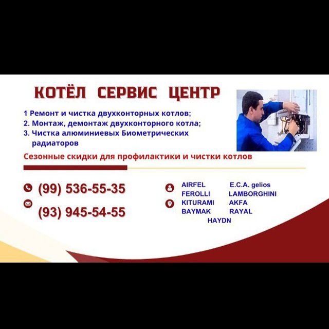 Ремонт двухконтурный котлов