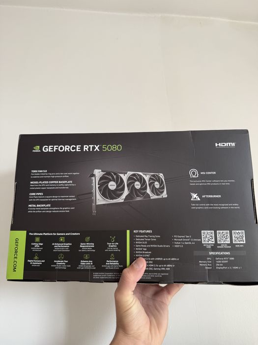 Видео Карта MSI 5080