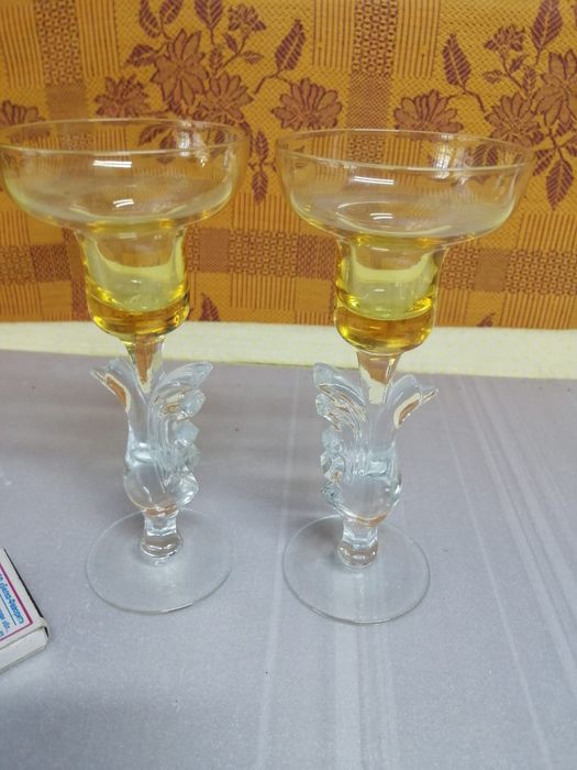 Хрустальные подсвечники