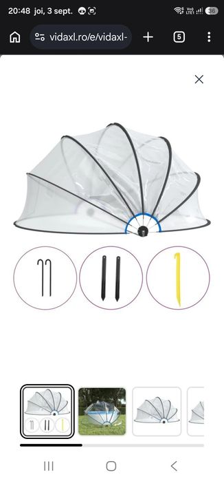 Cupolă pentru piscină 450cm
