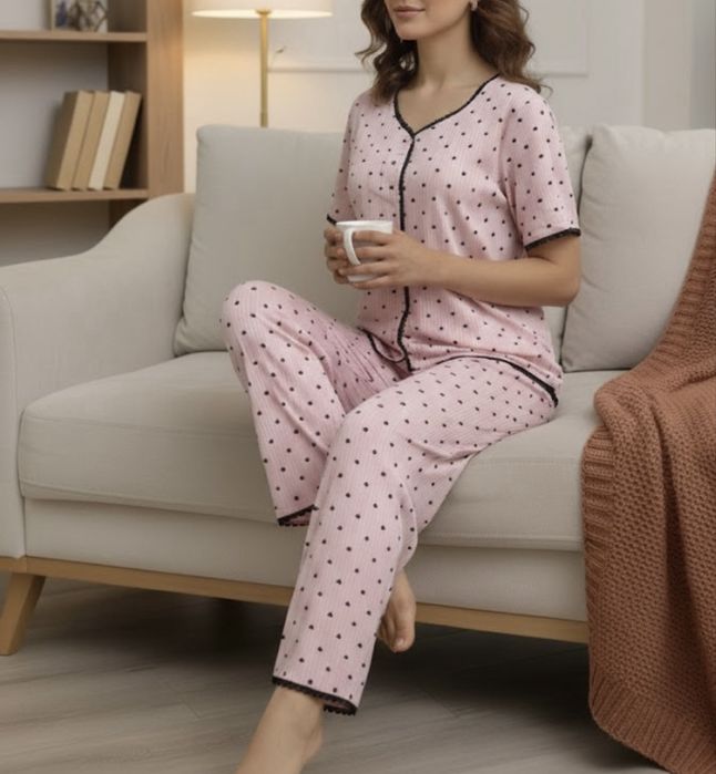 Женская пижама. Домашний костюм. 2 в 1