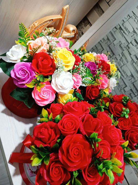 Цветы из мыло,совунли гуллар,Soap Flowers 50 000 дан бошланади