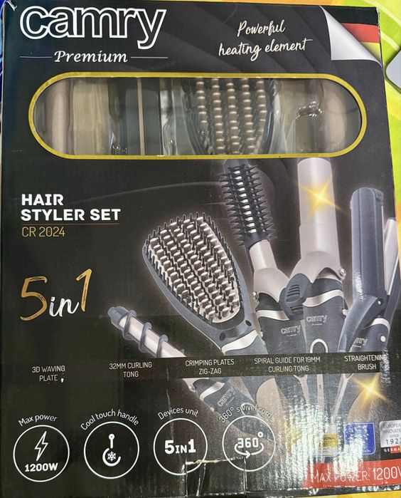Уред за стилизиране на коса  5 в 1, CAMRY PREMIUM
