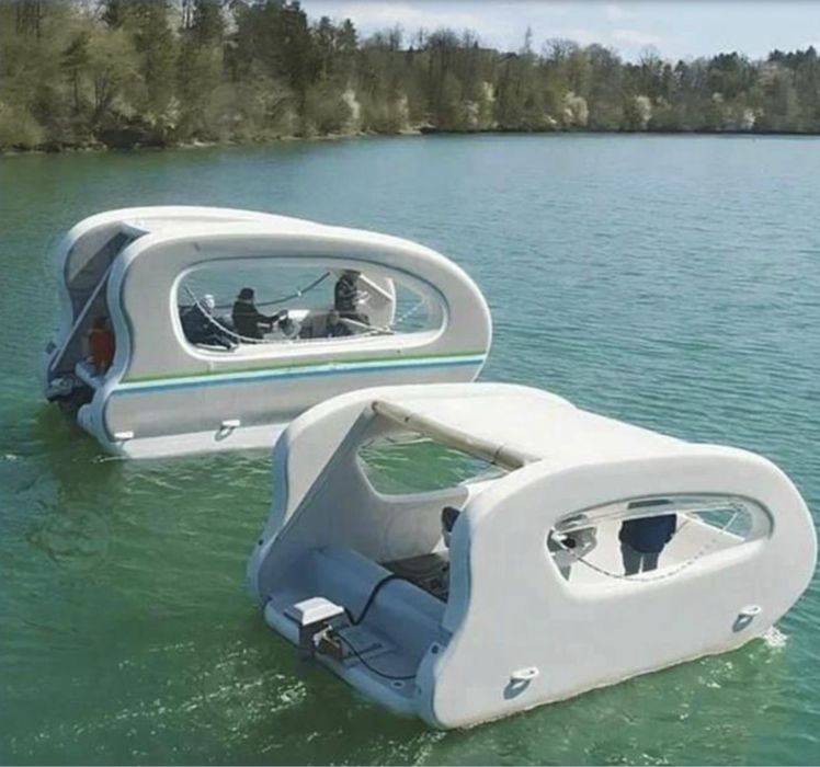 Электрический Катамаран надувной