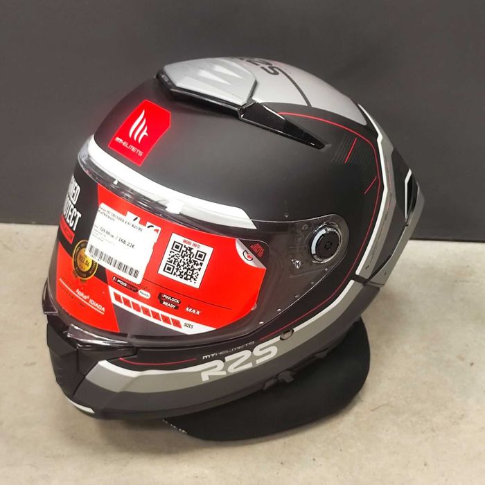 ПРОМОЦИЯ Каска MT Thunder 4 SV R25 B2 BLACK/GRAY - Код: 71801